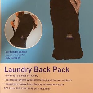 Laundry back pack